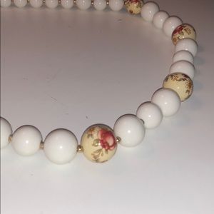 Gorgeous Beaded Necklace with Flower Detail